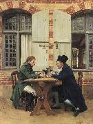 The Card Players Ernest Meissonier